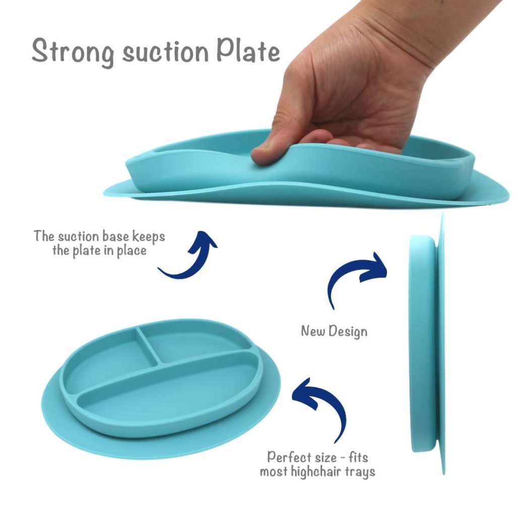 Baby plates suction bottom Clearance